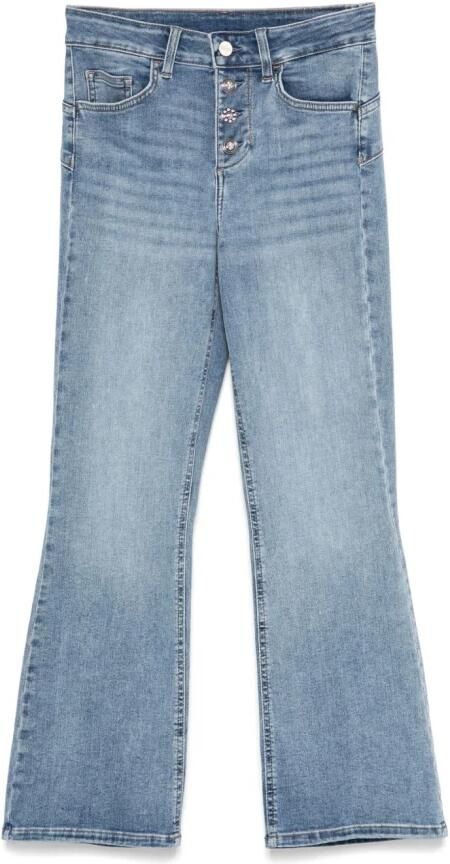 Liu Jo Bootcut Princess Jeans in Blauw Denim Blue Dames