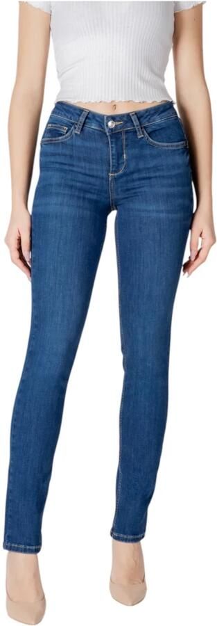 Liu Jo Hoge taille slim fit jeans met strass Blue Dames - Foto 2