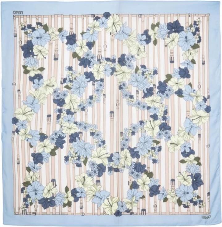 Liu Jo Bloemen Foulard Flower Metalleria Multicolor Dames
