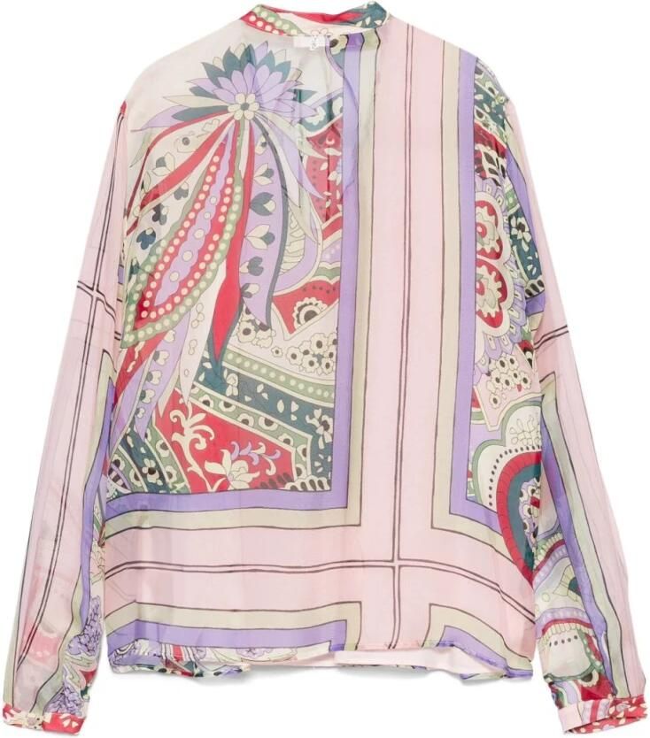 Liu Jo Multicolor Elegant Blouse Dameskleding Multicolor Dames