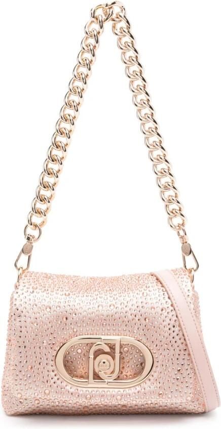 Liu Jo Blush Pink Foldover Chain-Link Tas Pink Dames - Foto 5