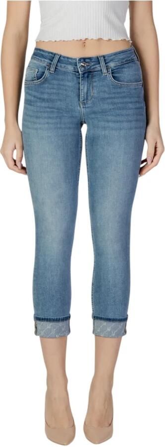 Liu Jo Blauwe Jeans met Omgeslagen Manchetten Blue Dames - Foto 8