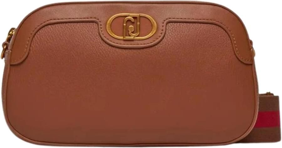 Liu Jo Schoudertas met Hammered Effect Brown Dames - Foto 3