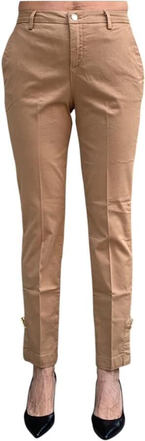Liu Jo Beige Chino Broek voor Moderne Vrouwen Brown Dames - Foto 4