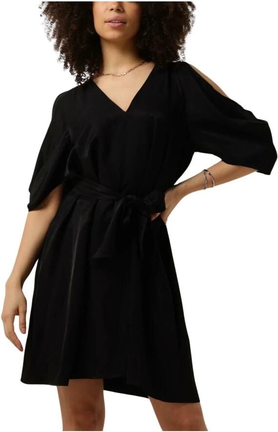 LIU JO Dames Jurken Crepe Leggero Tp Dress Zwart - Foto 3