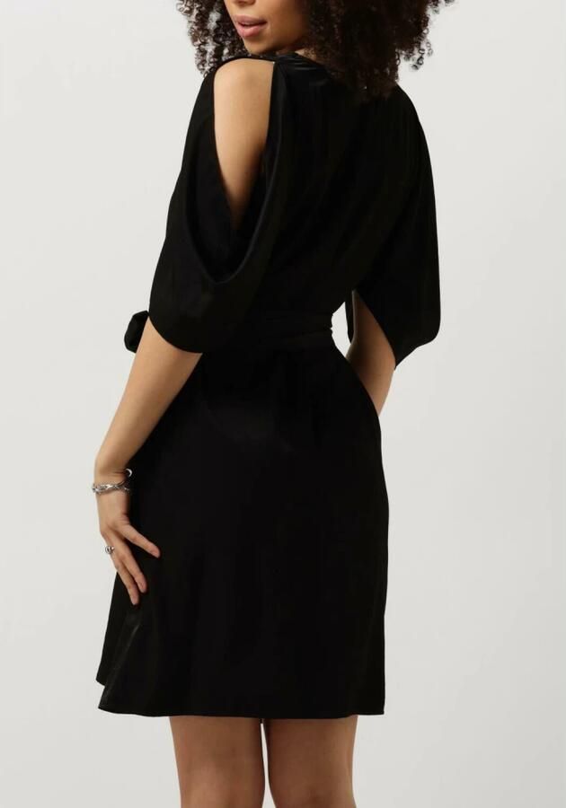 LIU JO Dames Jurken Crepe Leggero Tp Dress Zwart - Foto 2