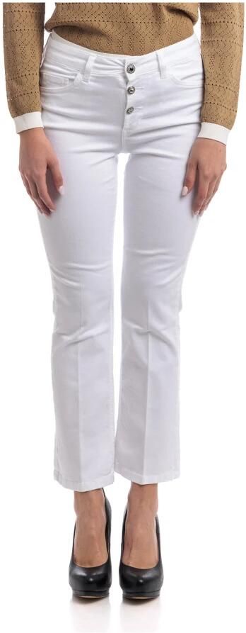 Liu Jo Geknoopte Dames Jeans met Zilveren Detail White Dames - Foto 10