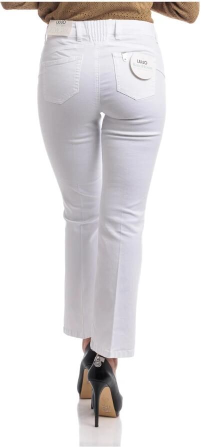 Liu Jo Geknoopte Dames Jeans met Zilveren Detail White Dames - Foto 7