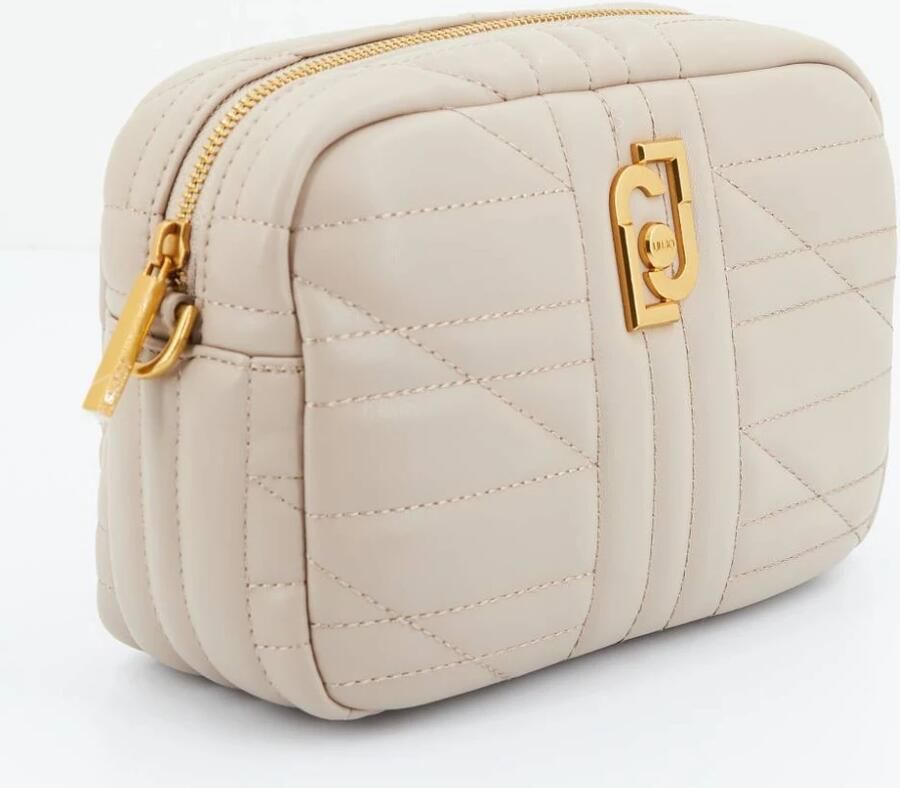 Liu Jo Gewatteerde imitatieleren dames tas met muntzakje Beige Dames - Foto 2