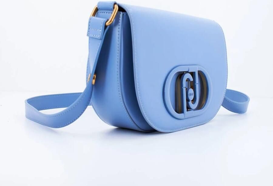 Liu Jo Lichtblauwe Logo Tas met Verstelbare Schouderband Blue Dames - Foto 2