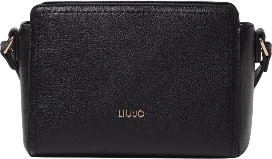 Liu Jo Zwarte Crossbody Tas Rits Sluiting Black Dames - Foto 6