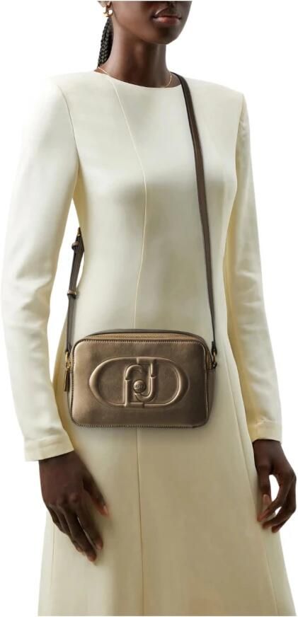 Liu Jo Bronze Cross Over Schoudertas Brown Dames