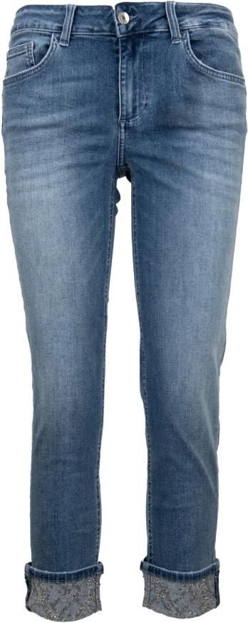 Liu Jo White Skinny fit jeans in 5-pocketmodel model 'MONROE' - Foto 4