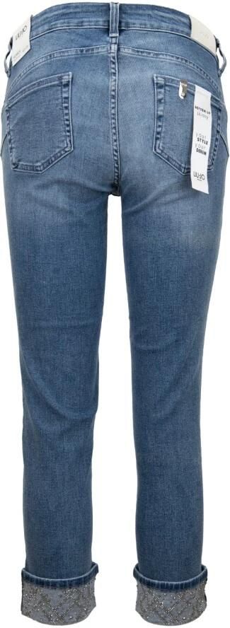 Liu Jo White Skinny fit jeans in 5-pocketmodel model 'MONROE' - Foto 3