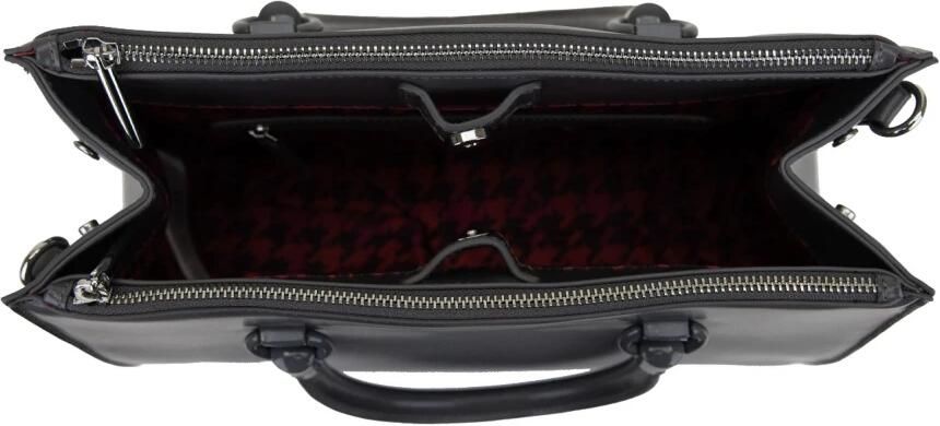 Liu Jo Dames Handtas Schoudertas Manhattan Satchel M Grape Juice Grijs Dames - Foto 4