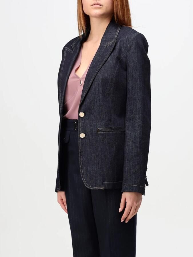 Liu Jo Denimjassen met logo achterkant Blue Dames - Foto 2