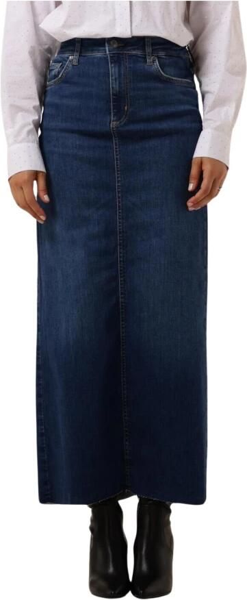 LIU JO Dames Rokken Gonna Lunga Denim Donkerblauw - Foto 4