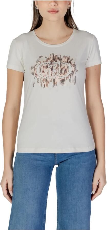 Liu Jo MultiColour T-shirts en Polo's Korte Mouwen White Dames - Foto 2