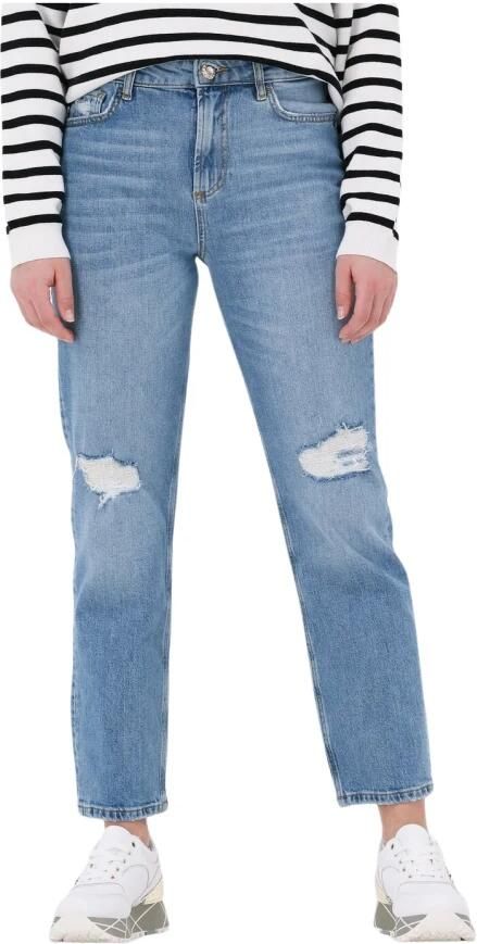 Liu Jo Blauwe Straight Leg Jeans Ecs Pant.denim Straight H.w. - Foto 4