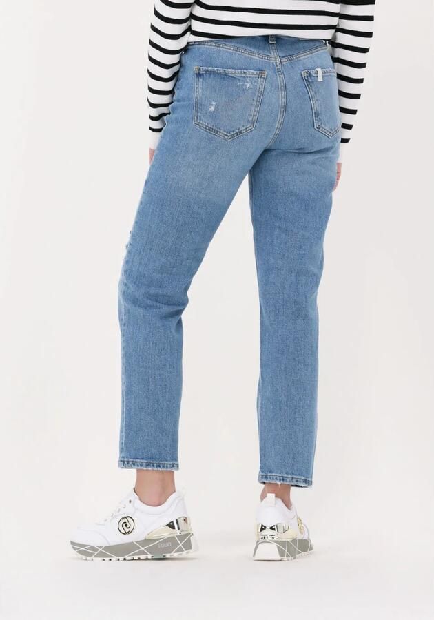 Liu Jo Blauwe Straight Leg Jeans Ecs Pant.denim Straight H.w. - Foto 3