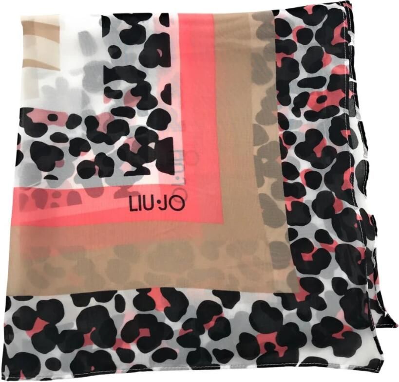 Liu Jo Dierenprint Sjaal Mix Stijl Multicolor Dames - Foto 3
