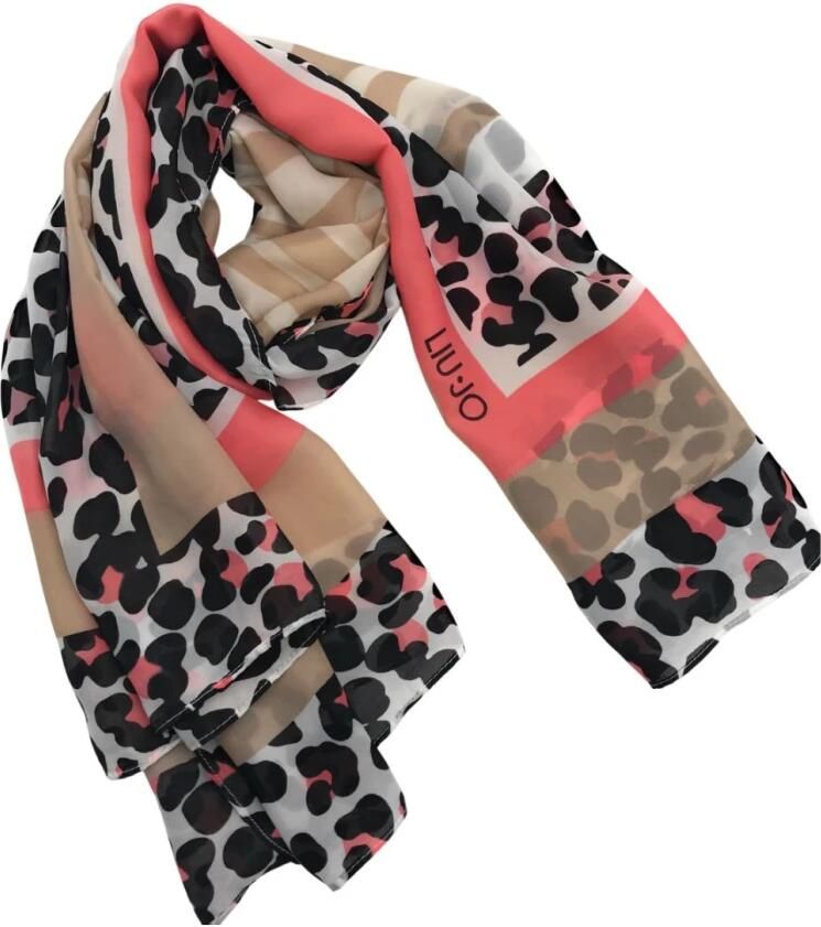 Liu Jo Dierenprint Sjaal Mix Stijl Multicolor Dames