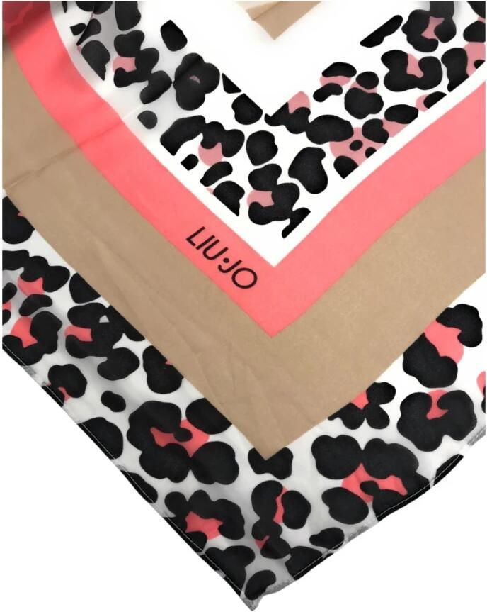 Liu Jo Dierenprint Sjaal Mix Stijl Multicolor Dames - Foto 2