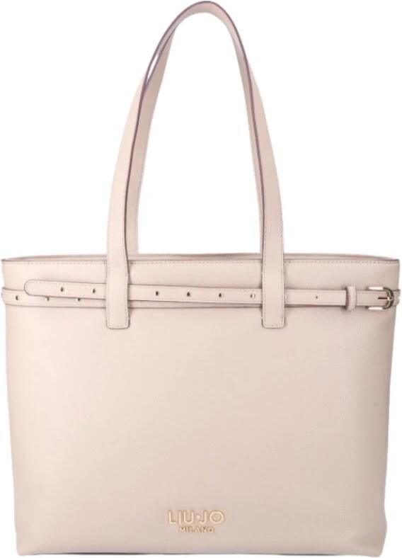 Liu Jo Stijlvolle Schoudertas Beige Dames - Foto 5