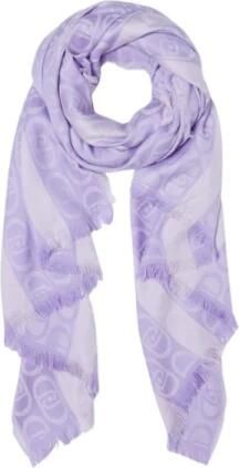 Liu Jo Jacquard Lurex Stola Purple Dames
