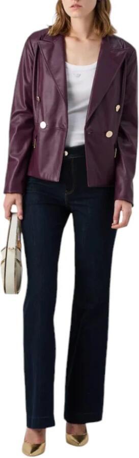 Liu Jo Elegante Blazer voor Vrouwen Purple Dames - Foto 4