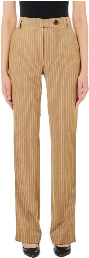Liu Jo Elegante Broek met Polyester en Viscose Brown Dames