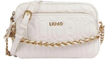 Liu Jo Elegante Ivoor Schoudertas met Gouden Details Beige Dames - Foto 6