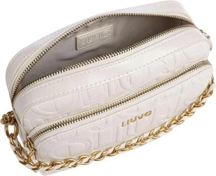 Liu Jo Elegante Ivoor Schoudertas met Gouden Details Beige Dames - Foto 4