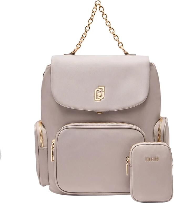 Liu Jo Elegante Roze Rugzak met Gouden Rits Pink Dames - Foto 3