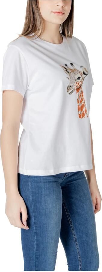 Liu Jo Elegante T-shirt met korte mouwen voor vrouwen White Dames - Foto 6