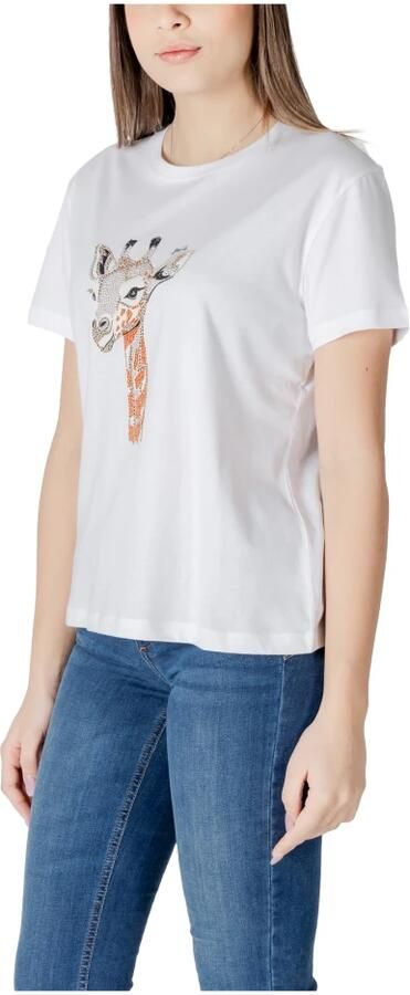 Liu Jo Elegante T-shirt met korte mouwen voor vrouwen White Dames - Foto 4