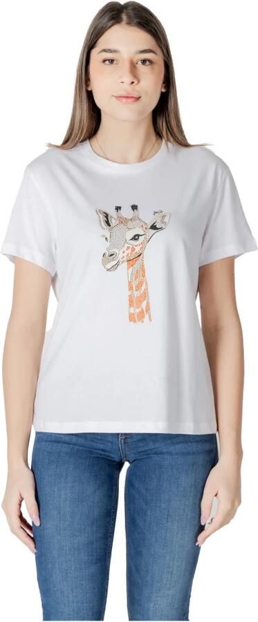 Liu Jo Elegante T-shirt met korte mouwen voor vrouwen White Dames - Foto 3