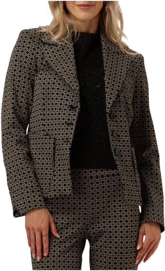 Liu Jo Elegante zwarte en gouden blazer Multicolor Dames - Foto 6