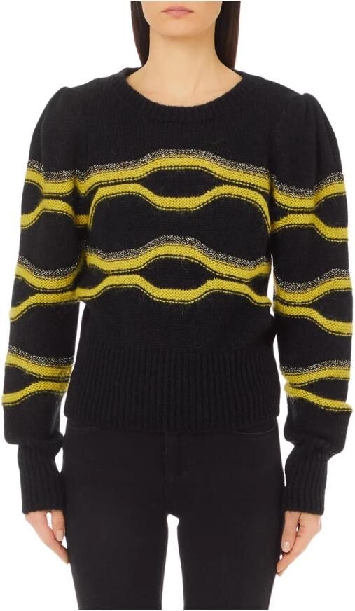 Liu Jo Metallic Intarsia Gebreide Trui Multicolor Dames - Foto 9
