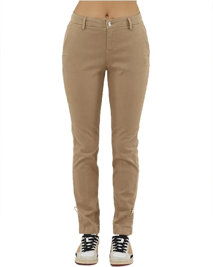 Liu Jo Beige Chino Broek voor Moderne Vrouwen Brown Dames