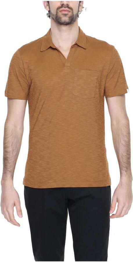 Liu Jo Flamecuba Heren T-shirt Lente Zomer Collectie Brown Heren - Foto 4