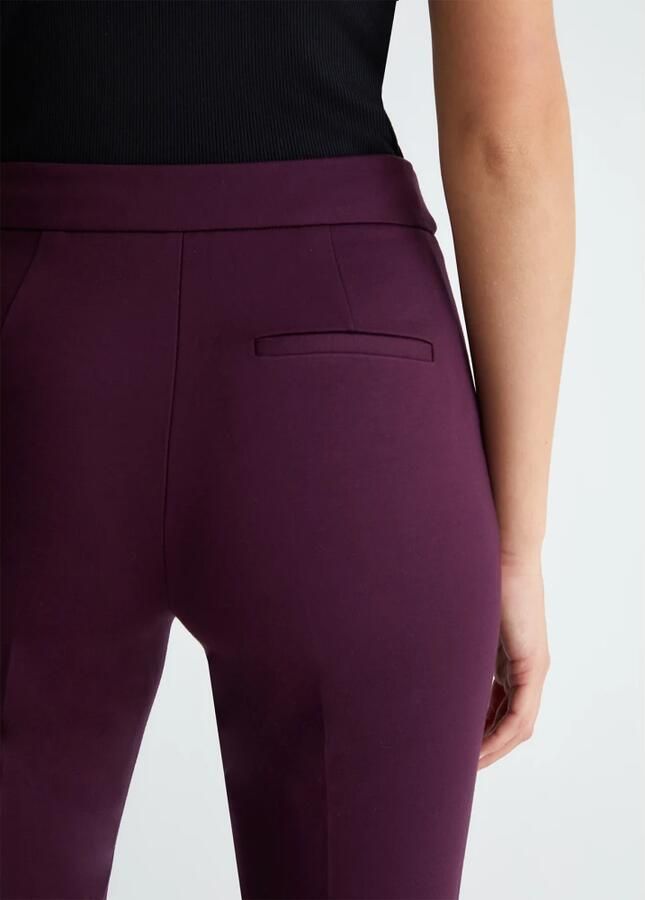 Liu Jo Flare Stretch Broek Purple Dames - Foto 7