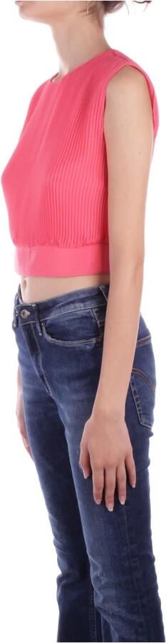 Liu Jo Fuchsia Button-Up Top Pink Dames - Foto 4