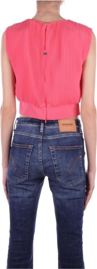 Liu Jo Fuchsia Button-Up Top Pink Dames