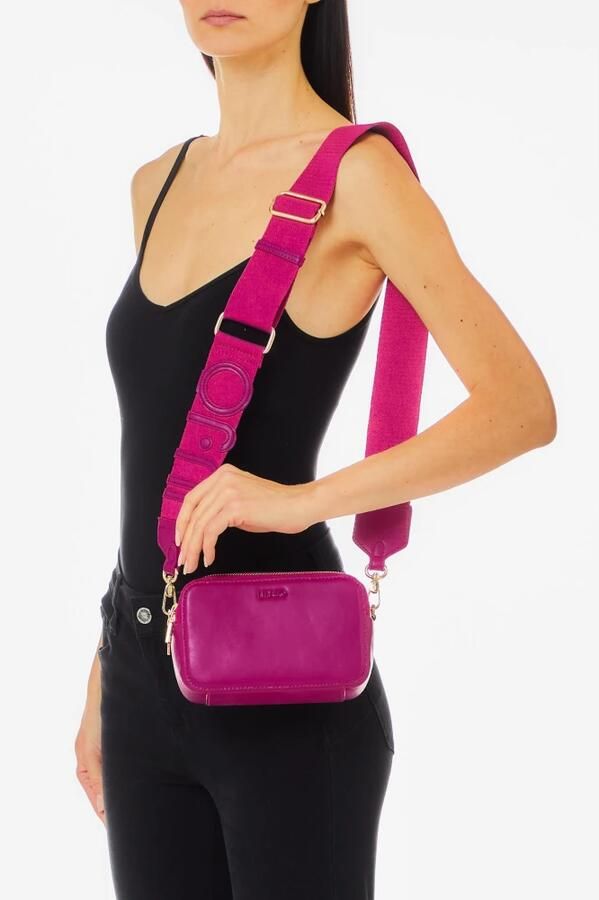 Liu Jo Fuchsia Mini Tas met Logoband Pink Dames - Foto 2