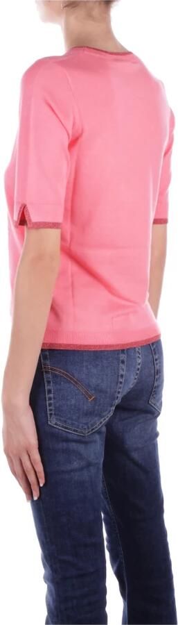 Liu Jo Fuchsia Sweater 1 Logo Side Pink Dames - Foto 3