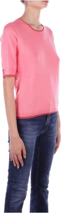 Liu Jo Fuchsia Sweater 1 Logo Side Pink Dames - Foto 2