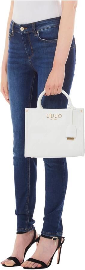 Liu Jo Geëtste handtas met afneembare band White Dames - Foto 3