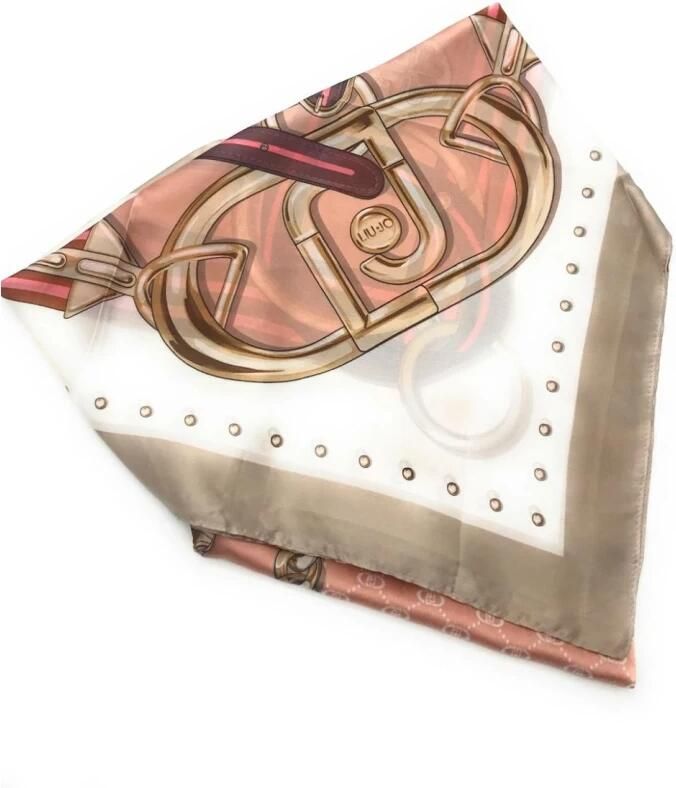 Liu Jo Beige Rechthoekige Sjaal met Afgewerkte Rand Beige Dames - Foto 2