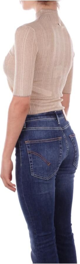 Liu Jo Gouden Sweater Elegant Glamour Lurex Yellow Dames - Foto 4